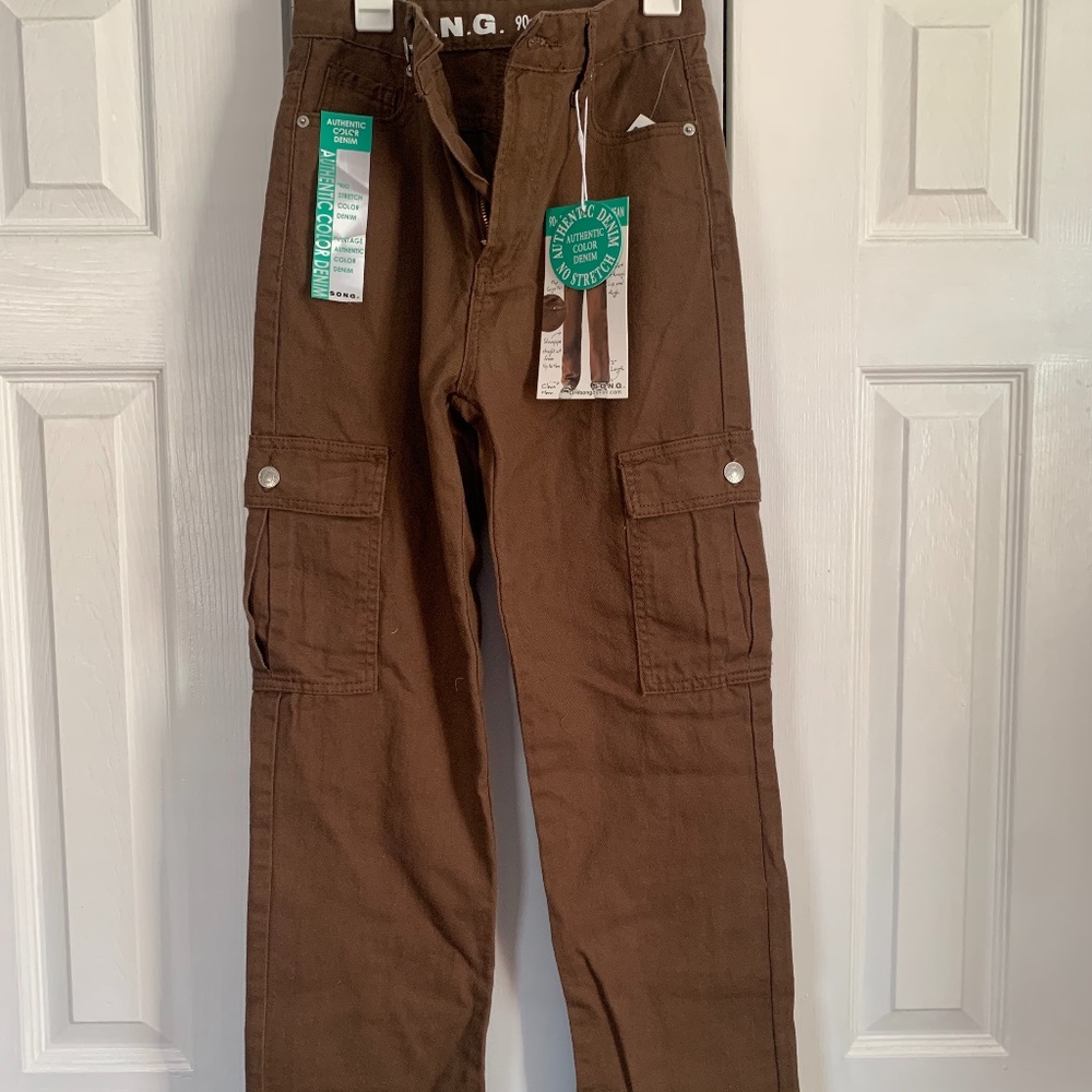 Brown Cargo Pants